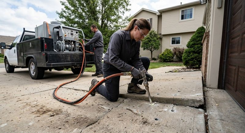 Concrete Lifting in Columbus, OH