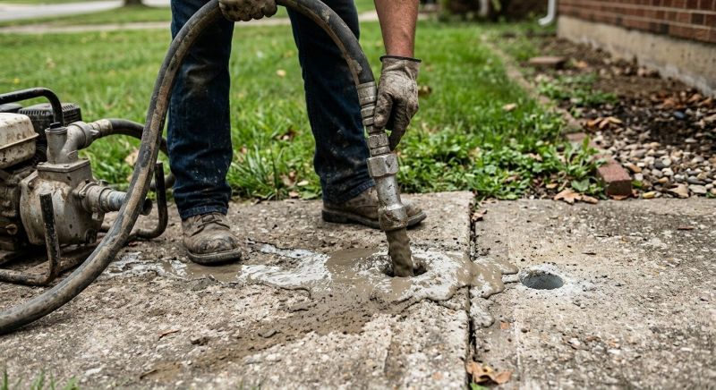Concrete Slab Jacking in San Antonio, TX