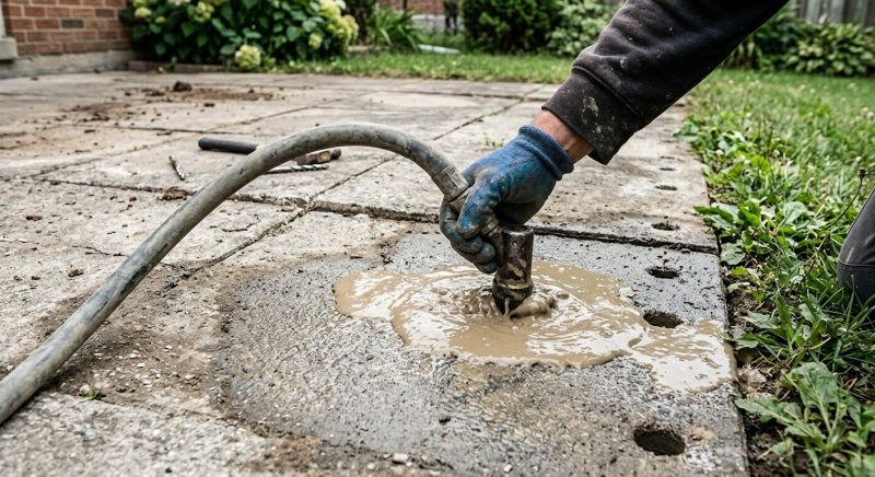 Sunken Patio Repair in Tampa, FL