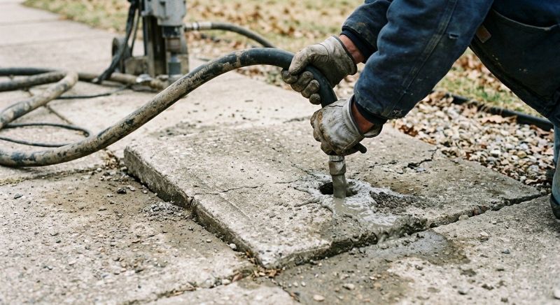 Concrete Leveling in West Des Moines, IA