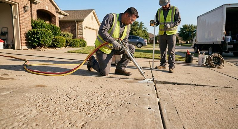 Concrete Poly Jacking in Columbus, OH