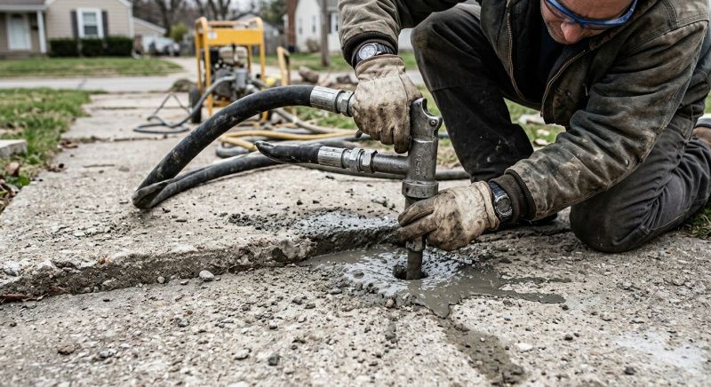 Slab Jacking in Des Moines, IA